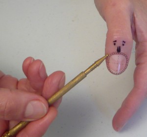 Visual mapping of your teeth on a Thumb